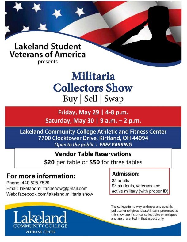 Military Collectors Flyer